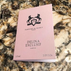 Delina Exclusif Marly Paris Sample Vial Spray Card